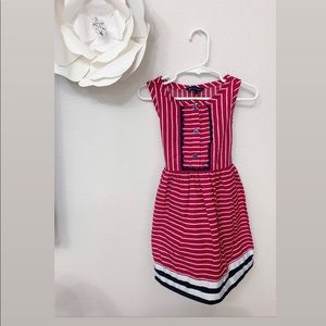 Girls/Kids Nautical stripe dress 4T